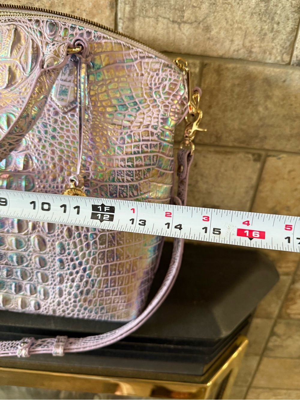 Brahmin Large Duxbury In Violet Wonderland - Picture 6 of 10